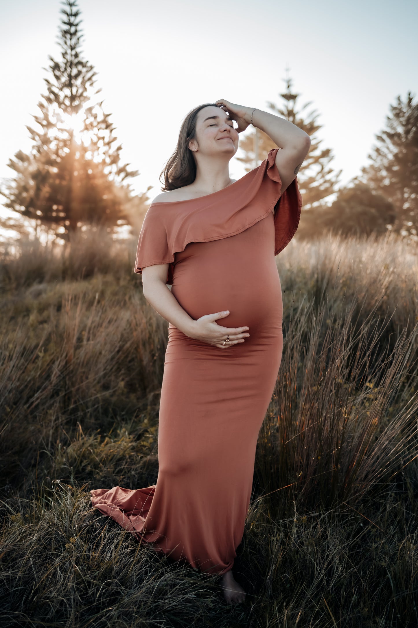 Monaco Gown | Rust | Size M
