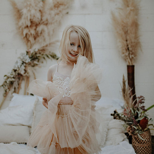 Pedestal Dress | White | Size 2-3