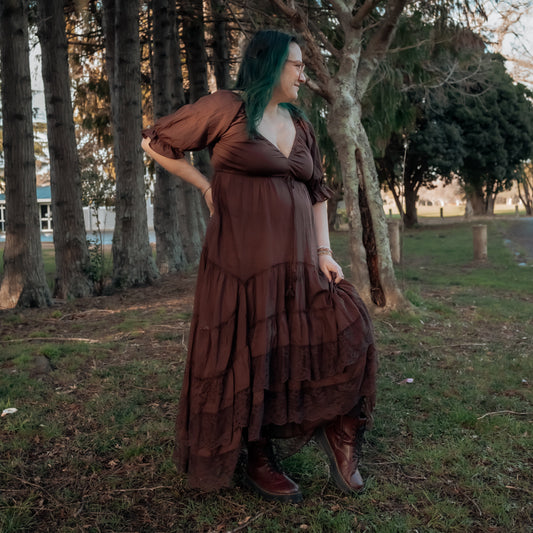 The Cocoa Lace Gown 8 - 16