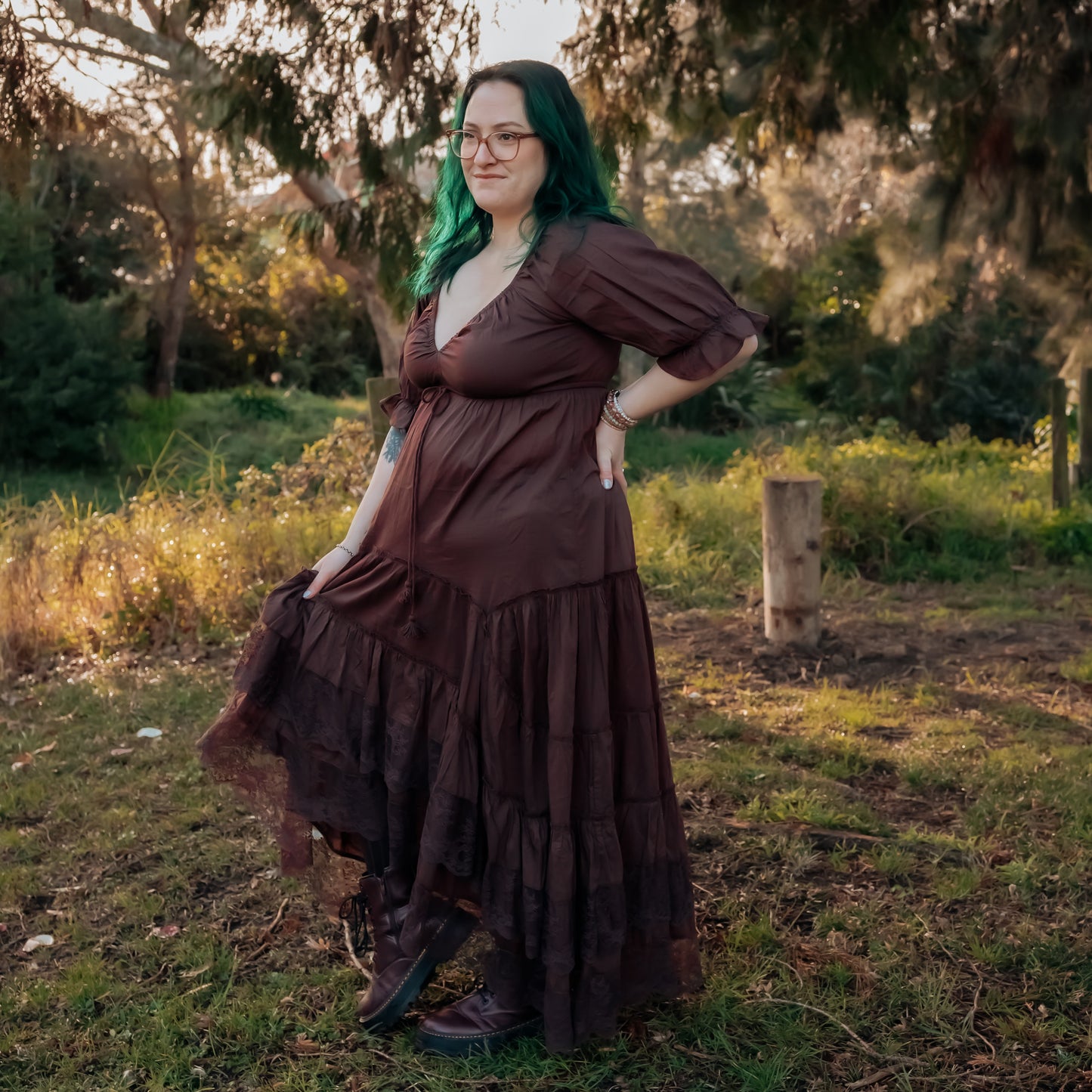 The Cocoa Lace Gown 8 - 16