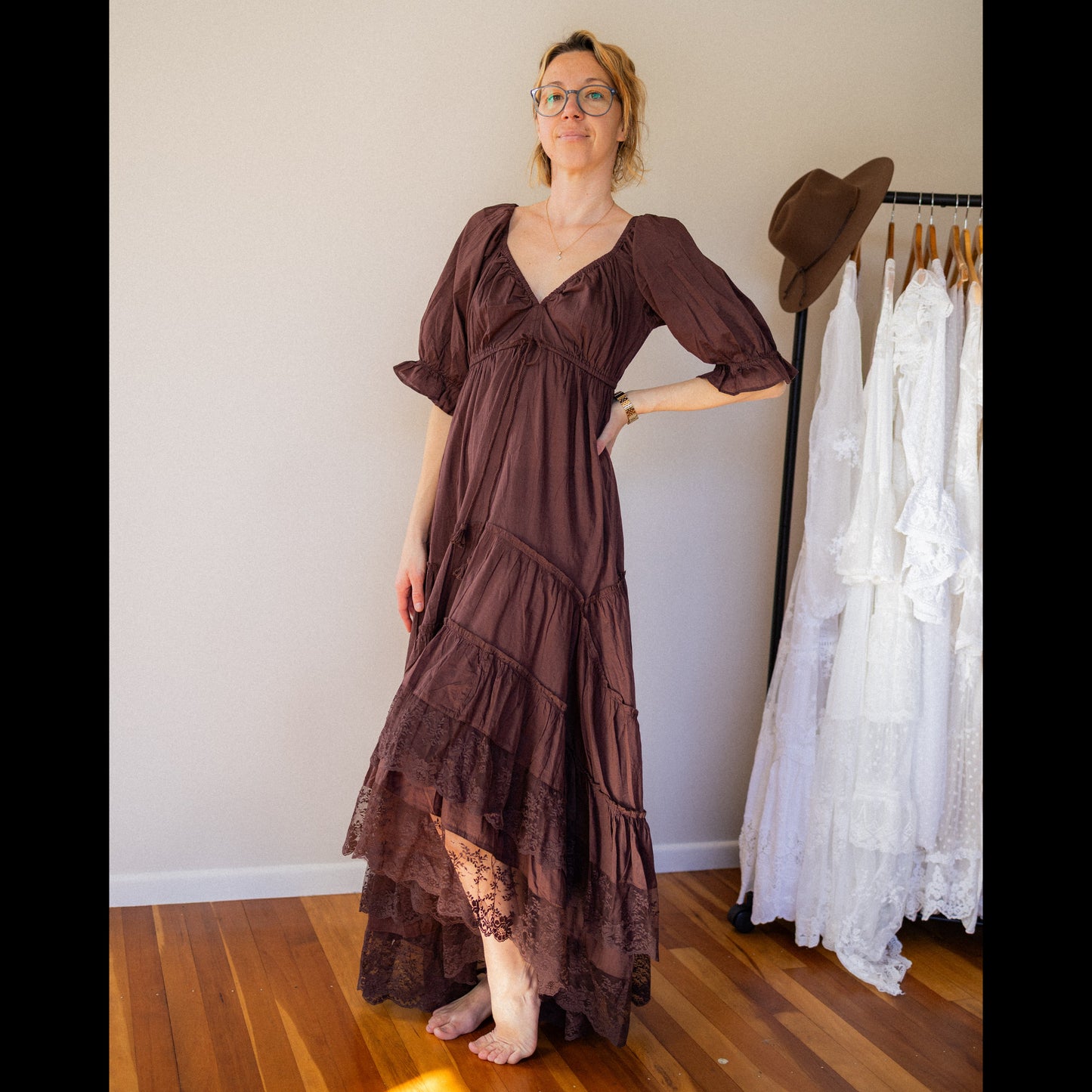 The Cocoa Lace Gown 8 - 16