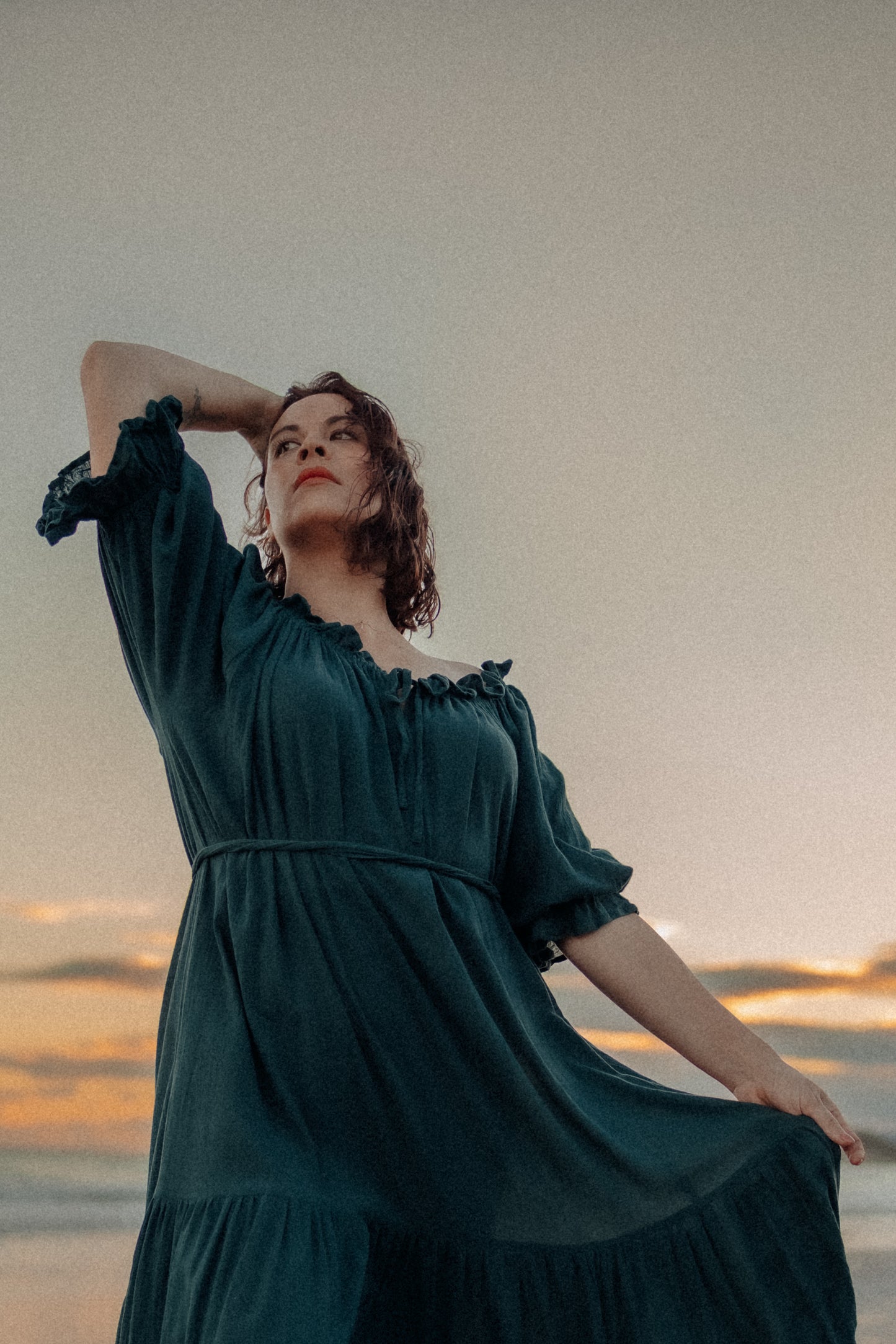 The Emmaline Gown | TEAL | OSFA