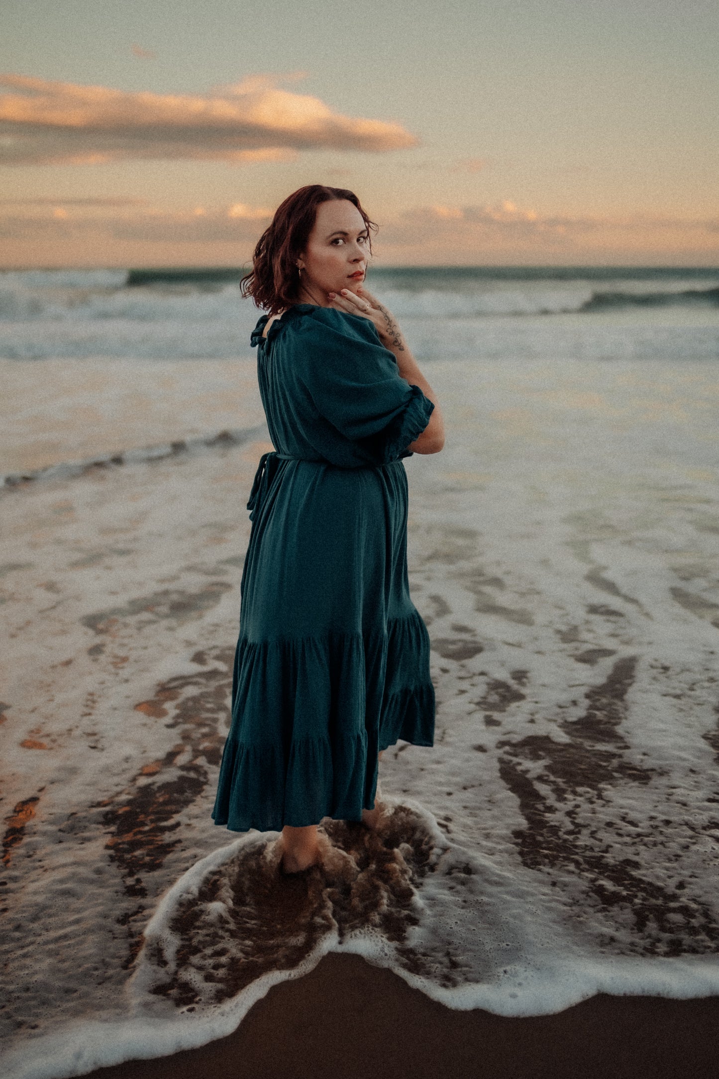 The Emmaline Gown | TEAL | OSFA